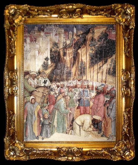 framed  ALTICHIERO da Zevio The Execution of Saint George, ta009-2